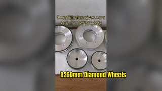 Saksikan: Etalase Roda Vitreous dan Resin-Bond D250mm