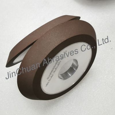 Resin  Bond Diamond  Grinding Wheel  1V1 /45 ° 125*12*31.75*10mm