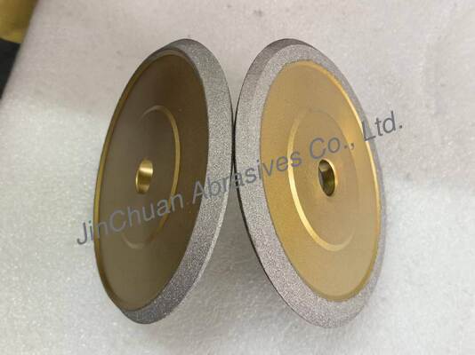 Kualitas  1E1/R45 Brazing Diamond Grinding Wheel  D100/120 Suitable For Machining Cast Iron pabrik