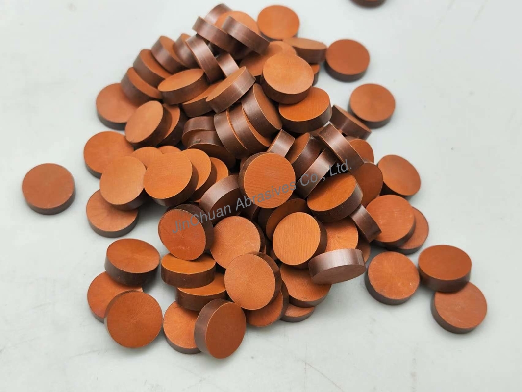 4.5 Mm Resin Diamond Grinding Wheel With Brown Resin Bond For Optical Glass
