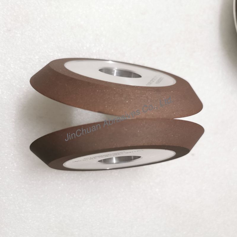 Resin  Bond Diamond  Grinding Wheel  1V1 /45 ° 125*12*31.75*10mm