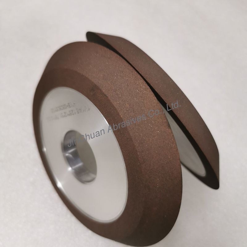 Resin  Bond Diamond  Grinding Wheel  1V1 /45 ° 125*12*31.75*10mm