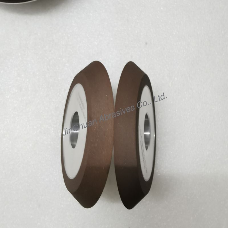 Resin  Bond Diamond  Grinding Wheel  1V1 /45 ° 125*12*31.75*10mm