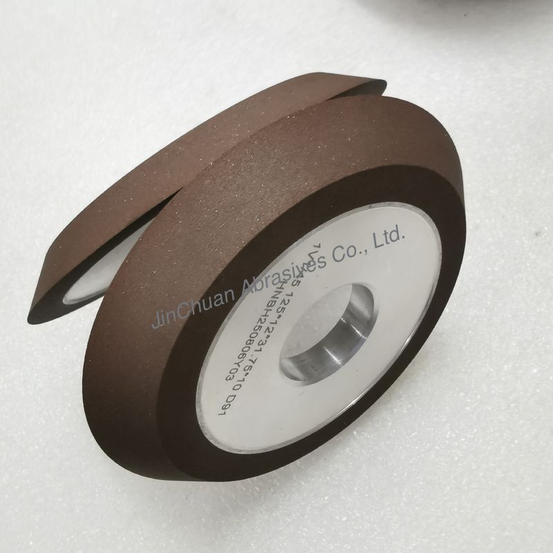 Resin  Bond Diamond  Grinding Wheel  1V1 /45 ° 125*12*31.75*10mm
