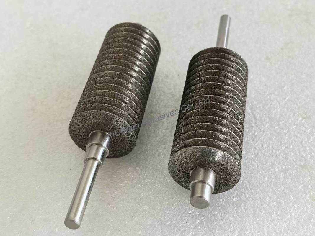 Non-Standard Customized Electroplated CBN Grinding Head 30*122.5*6*3 Mm For Sharpening Multitool Saw Blades(BIM,HCS,HSS)