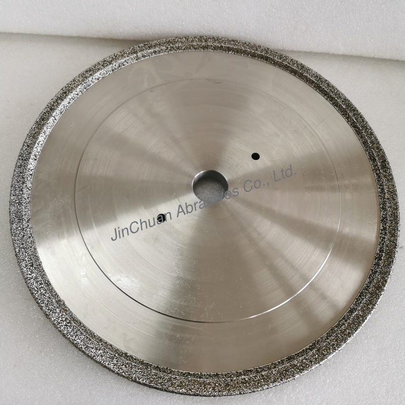 Diameter 355mm  GritD20/25  Electroplated Black Diamond Wheel For Grinding Cast Iron