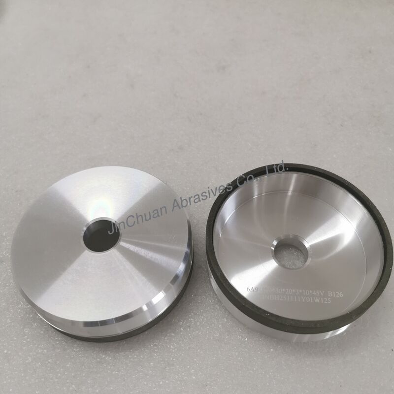6A9 Resin  Bond CBN Grinding Wheel  100*30T*20*3*10mm Wet Grinding B126