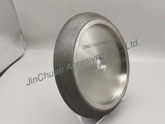 Woodmizer Electroplated CBN Grinding Wheels Untuk Band Saw WM10 / 30 150 * 22.23 * 20mm