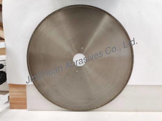 490*6.4*80*8*4.4mm CBN Diamond Wheel Untuk Grinding Cast Iron Electroplated Cutting Disc
