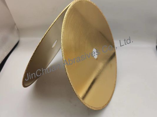 1A1R Electroplated CBN Diamond Grinding Wheel 210*0.8*20*2mm Dengan Titanic