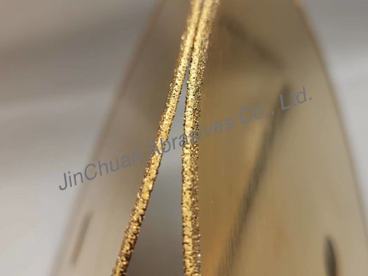 1A1R Electroplated CBN Diamond Grinding Wheel 210*0.8*20*2mm Dengan Titanic