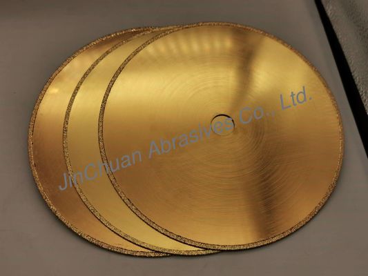 1A1R Electroplated CBN Diamond Grinding Wheel 210*0.8*20*2mm Dengan Titanic