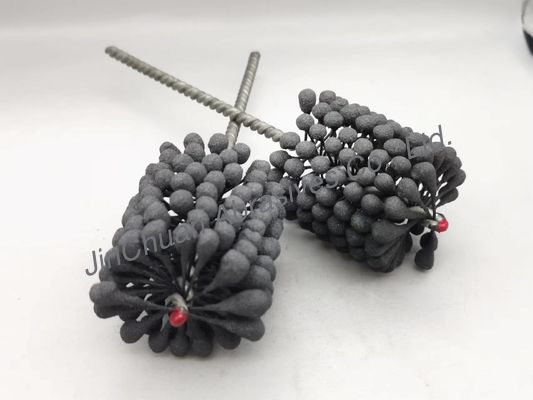 60*80*200 Cylinder Silicon Carbide Flexible Honing Brush 600 Grit