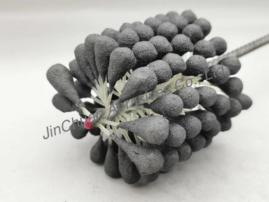 80*80*200mm Sikat Asah Fleksibel Cubic Boron Nitride 80 Grit