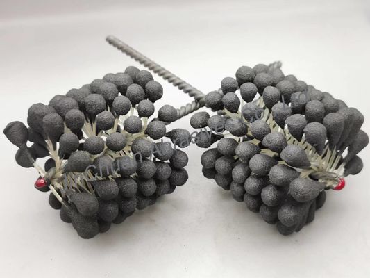 80*80*200mm Sikat Asah Fleksibel Cubic Boron Nitride 80 Grit