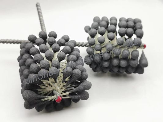 80*80*200mm Sikat Asah Fleksibel Cubic Boron Nitride 80 Grit