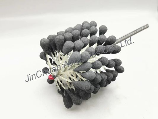 90*80*200mm 60 Grit Flex Hone Brush Untuk Menghilangkan Burr