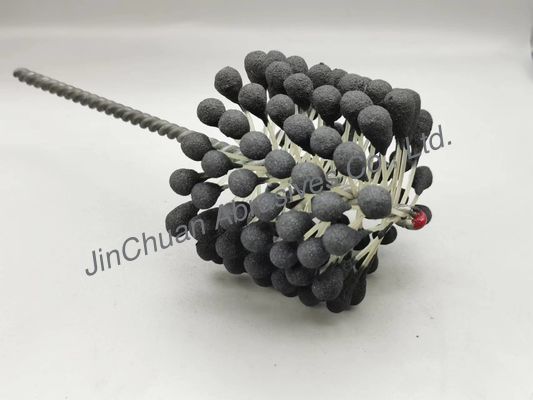 90*80*200mm 60 Grit Flex Hone Brush Untuk Menghilangkan Burr