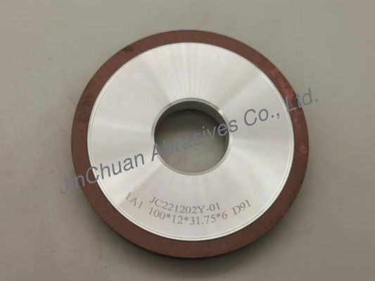 1A1 Diamond Grinding Resin Bonded Wheel Aluminium Basebody 75 * 6mm