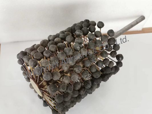 220 * 250 * 400mm Silinder Mesin Mengasah Sikat Polishing Bola Kepala Lubang Dalam SIC180 #