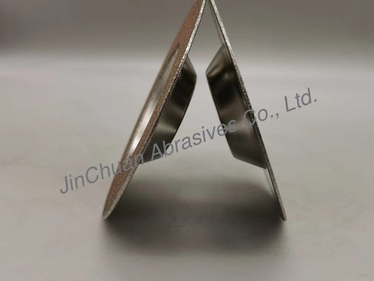 100mm Electro Cbn Cup Grinding Wheel Disc B100 Untuk Baja Tungsten Carbide Asphalt