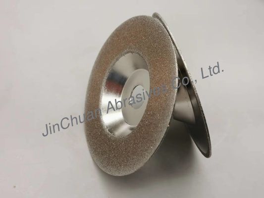 100mm Electro Cbn Cup Grinding Wheel Disc B100 Untuk Baja Tungsten Carbide Asphalt