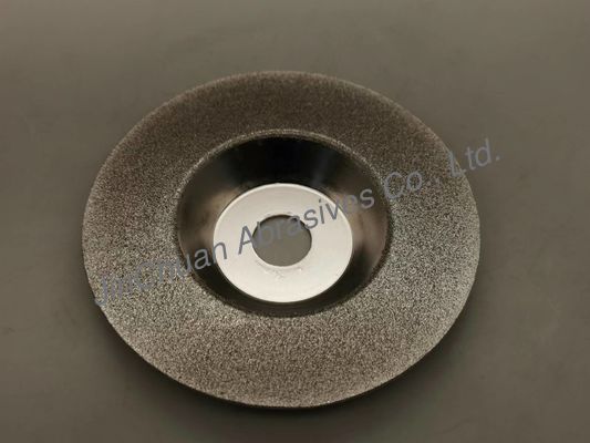 100mm Electro Cbn Cup Grinding Wheel Disc B100 Untuk Baja Tungsten Carbide Asphalt