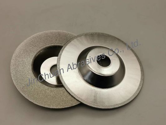 100mm Roda Berlian CBN Dilapisi Untuk Karbida Grinding Cup Wheel 23 * 1mm
