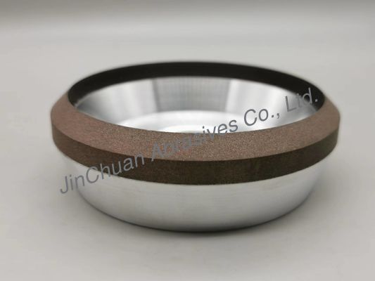 11V5 45 Derajat Resin Bonded Diamond Grinding Wheel Bentuk Cangkir D91 Disc