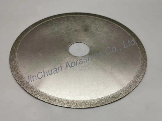 Silver Flat Diamond Grinding Wheel 200mm * 1.0mm * 31.75mm * 10mm Untuk Industri