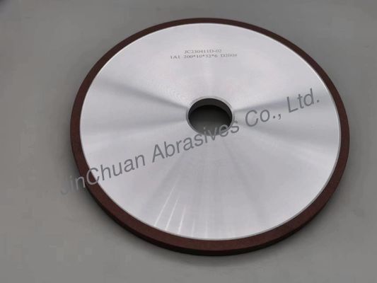 D200 Grit Resin Bonded Diamond Grinding Wheel Aluminium Bentuk Datar