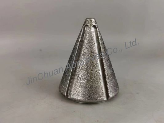 Warna Silver Electroplated Diamond Grinding Head D40 Disesuaikan