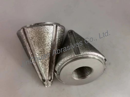 Warna Silver Electroplated Diamond Grinding Head D40 Disesuaikan