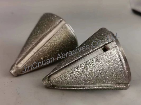 Warna Silver Electroplated Diamond Grinding Head D40 Disesuaikan