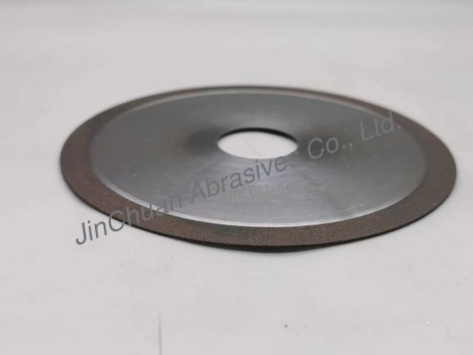 1A1R Resin Bond CBN Cutting Wheel Untuk Carbide Tungsten Flat Cubic Boron Nitride