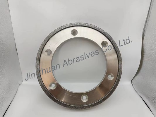 Electro Bonded CBN Grinding Wheel Untuk Cast Iron 6 Lubang Diamond Grinder Disc 254mm