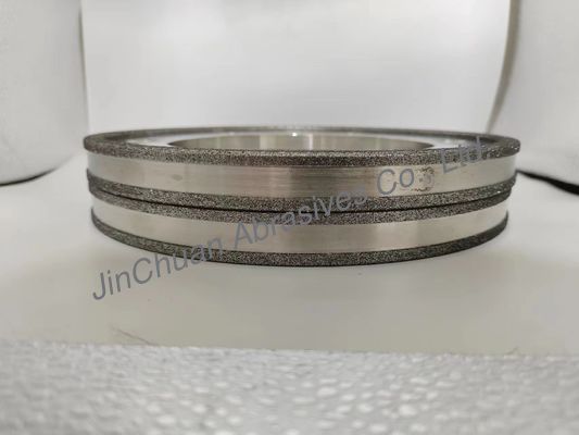 Electro Bonded CBN Grinding Wheel Untuk Cast Iron 6 Lubang Diamond Grinder Disc 254mm