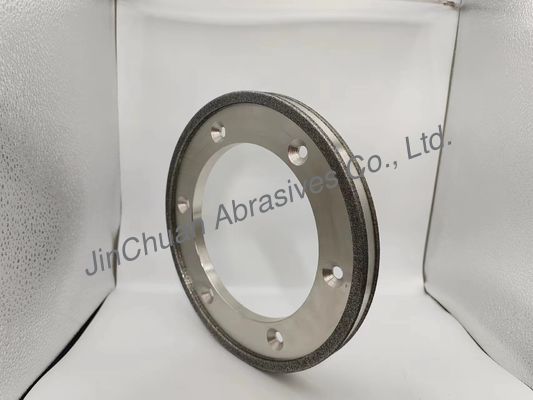 Electro Bonded CBN Grinding Wheel Untuk Cast Iron 6 Lubang Diamond Grinder Disc 254mm
