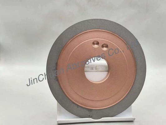 125mm 1V1 20 derajat Hybrid Bond Diamond Grinding Wheels untuk Fluting dan Gashing