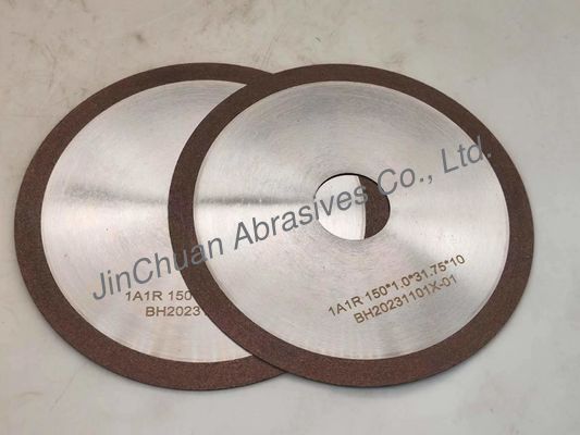 1A1R CBN Diamond Cutting Wheel Resin Bonded Dry Work Jenis