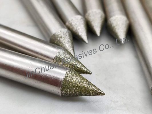 D181 Electroplated Diamond Drill Bit With Steel Wheel Body Length 82mm Diameter 9,52mm