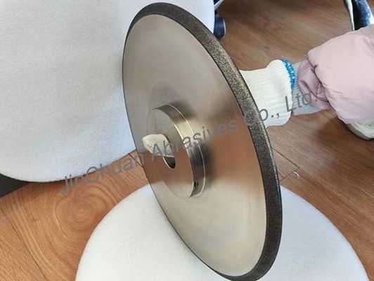 Baja Badan Electroplated CBN Grinding Wheel Diameter Disesuaikan 300 Grit Nomor B151