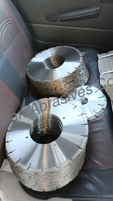 Flat Shape Metal Bond Diamond Cutting Discs Untuk Grooving Brake Pad