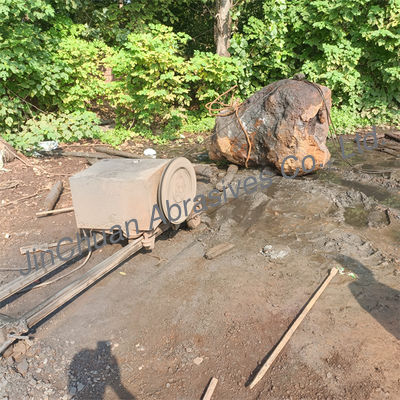 High Speed Diamond Wire Saw Untuk Potong Besi Cast Dan Logam