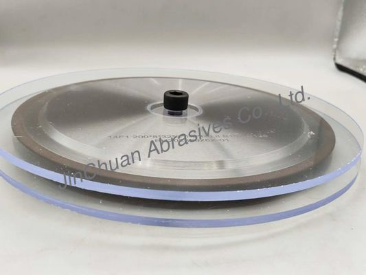 R0.8mm 200mm Rein Bonded Grinding Wheel CBN Pengasah Roda