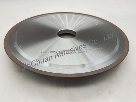 R0.8mm 200mm Rein Bonded Grinding Wheel CBN Pengasah Roda