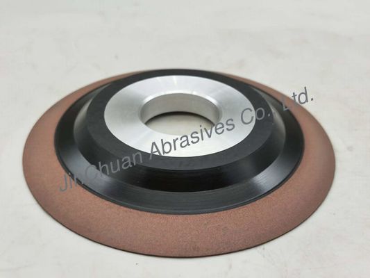 Bentuk piring 12V9 Diamond Grinding Wheel Hitam Bakelit Jenis