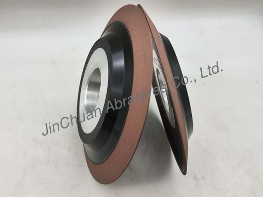 Bentuk piring 12V9 Diamond Grinding Wheel Hitam Bakelit Jenis