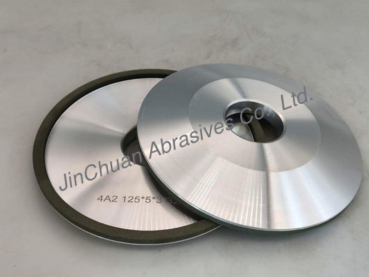 4A2 Diamond Resin Grinding Wheel 125*5*3mm Untuk Pengasah
