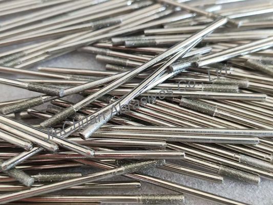 Pins pengasah berlian bertekstur elektroda 2.3mm-6.3mm Diamond Grit Nomor D91